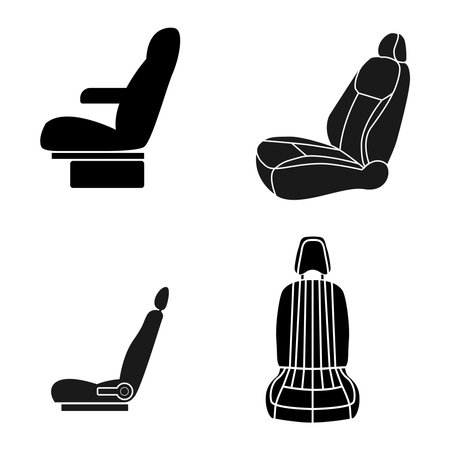 Car seat icon vector illustration symbol designのイラスト素材