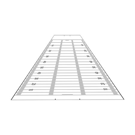 american football field icon vector illustration designのイラスト素材