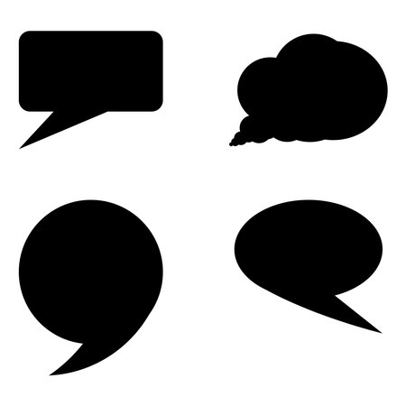 Speech bubble icon vector illustration symbol designのイラスト素材