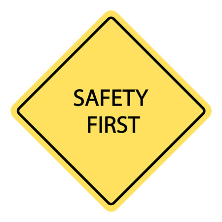 Safety first icon vector illustration symbol designのイラスト素材