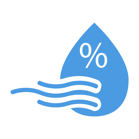 Humidity icon vector illustration symbol templateのイラスト素材