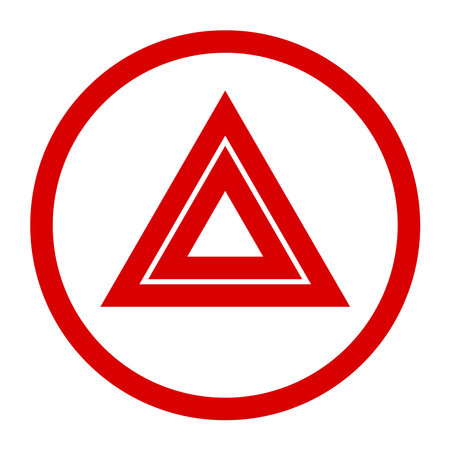 Hazard light icon vector illustration symbol designのイラスト素材