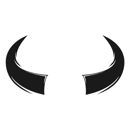 bull horns icon vector illustration designのイラスト素材