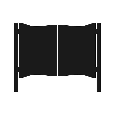 Salon door icon vector illustration symbol designのイラスト素材