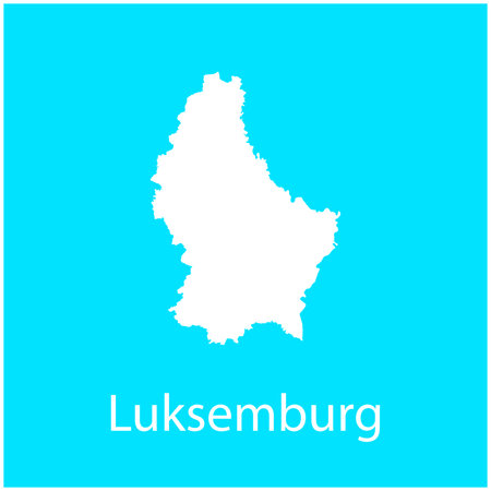 Luxembourg map icon vector illustration designのイラスト素材