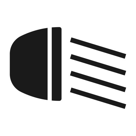 Car light icon vector illustration symbol templateのイラスト素材