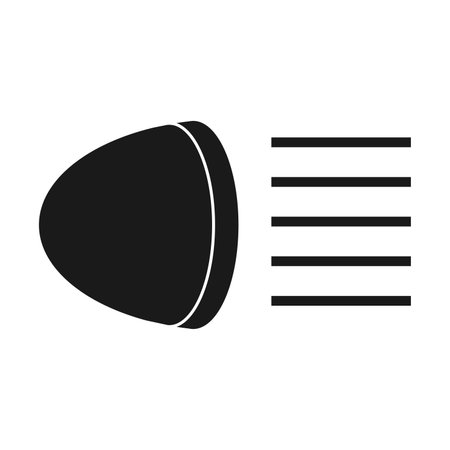 Car light icon vector illustration symbol templateのイラスト素材