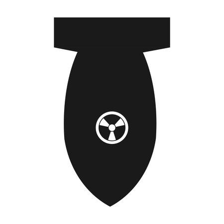 Nuclear Bomb icon,vector illustration symbol designのイラスト素材