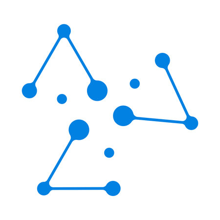 Molecule Logo Icon Vector Templateのイラスト素材