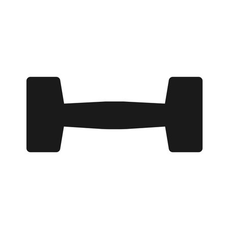 barbell icon vector illustration designのイラスト素材