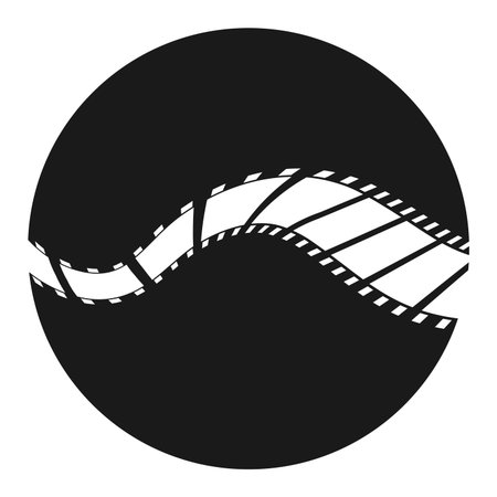 Film strip vector icon illustration background.のイラスト素材