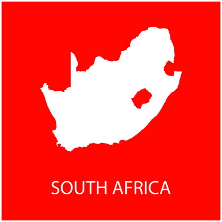 south africa map icon vector illustration designのイラスト素材
