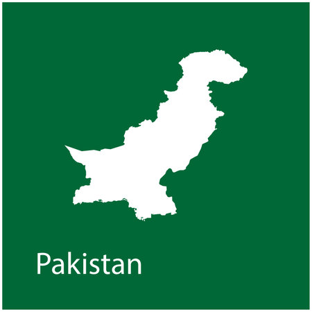 Pakistan map icon vector illustration designのイラスト素材
