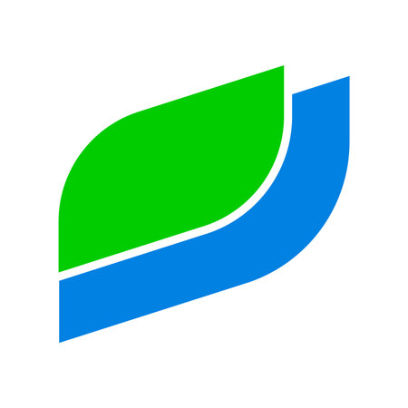 growing leaf logo vector illustration designのイラスト素材