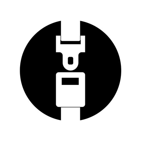 seat belt logo vector illustration designのイラスト素材