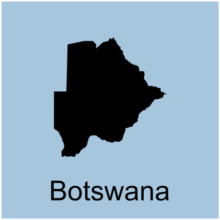 Botswana map icon vector illustration designのイラスト素材