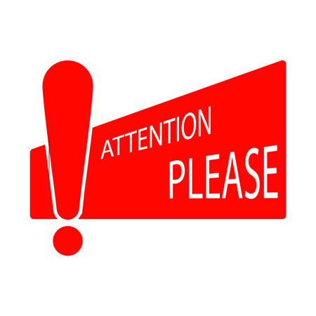 attention appeal icon illustration designのイラスト素材