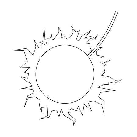 wrecking steel ball icon illustration designのイラスト素材