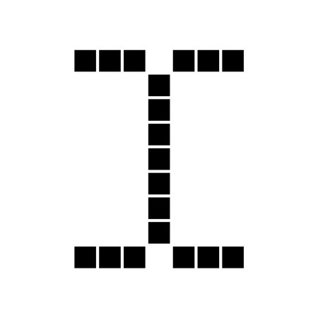 cursor icon, writing mark, text, illustration designのイラスト素材