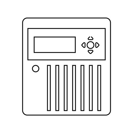 storage server icon illustration designのイラスト素材