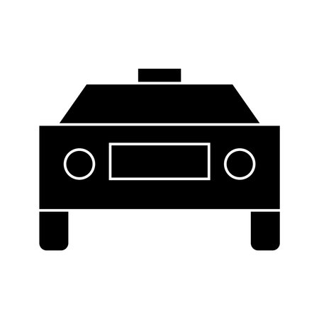 taxi car icon illustration designのイラスト素材