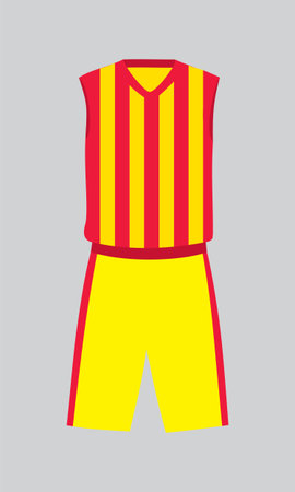 Vector sports basketball club uniformのイラスト素材