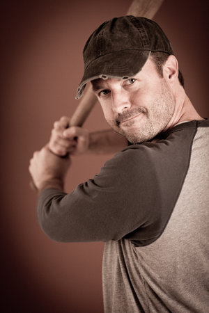 Portrait of a Baseball Athlete