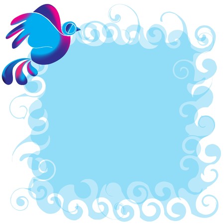 child birth cardのイラスト素材