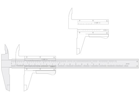 caliperのイラスト素材
