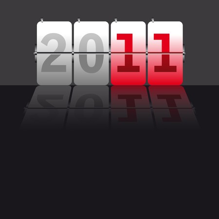 2011 year calendarのイラスト素材