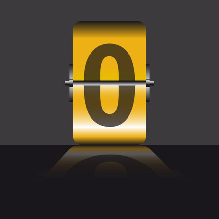 number 0のイラスト素材