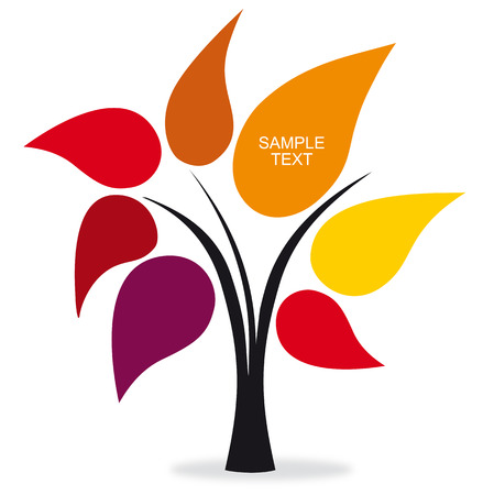 Tree colorsのイラスト素材