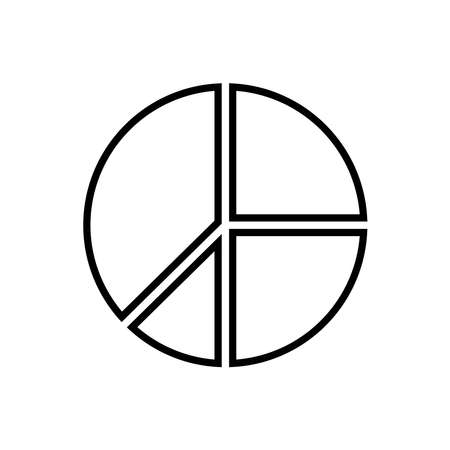 Businesss graph icon line style vector design elementのイラスト素材