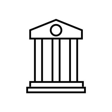 Businesss graph icon line style vector design elementのイラスト素材