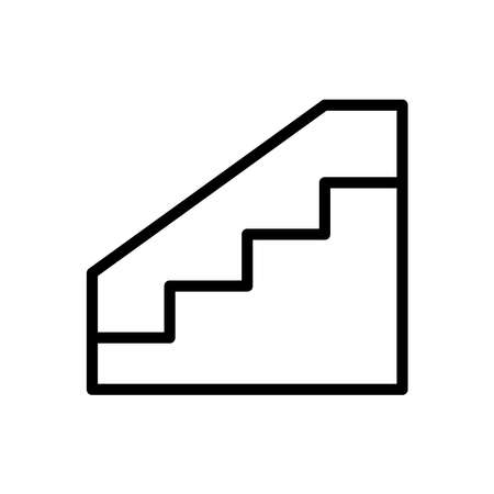 trash icon  line style vector for your web designのイラスト素材