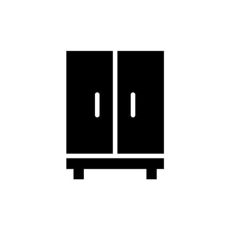 locker icon solid style vector for your web designのイラスト素材
