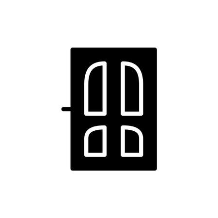 stairs icon solid style vector for your web designのイラスト素材