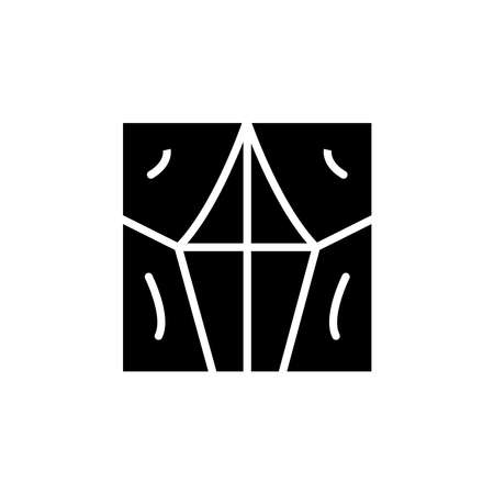 stairs icon solid style vector for your web designのイラスト素材