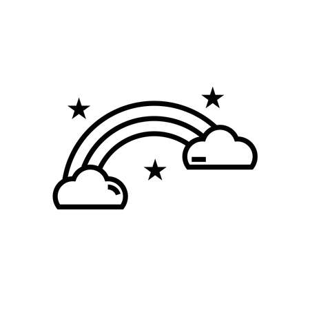 garden plant tree icon line style vectorのイラスト素材