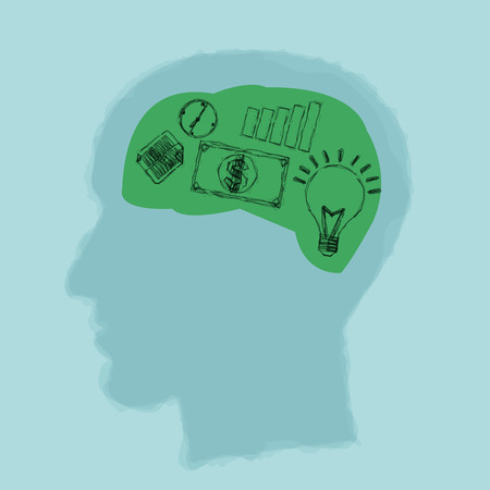 Business and creative idea のイラスト素材