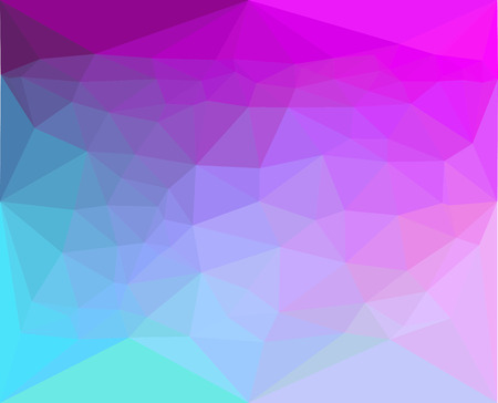 Polygon abstract pattern background in flat colorのイラスト素材