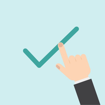 illustration of green check mark  のイラスト素材