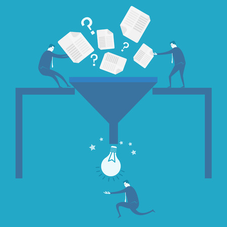 Business man idea concept のイラスト素材
