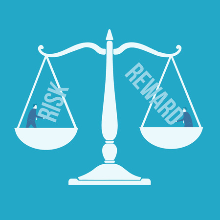 Risk and Reward のイラスト素材