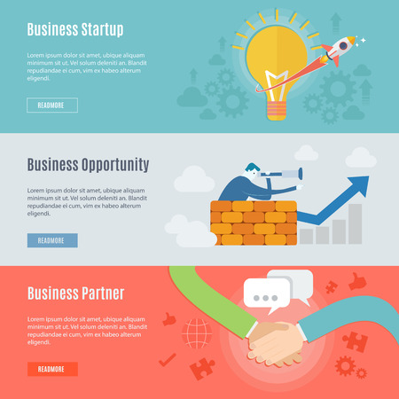 Element of Business concept icon in flat designのイラスト素材