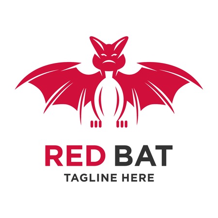 bat animal logo your companyのイラスト素材