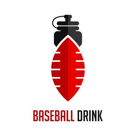 logo of baseball sports drinks your companyのイラスト素材
