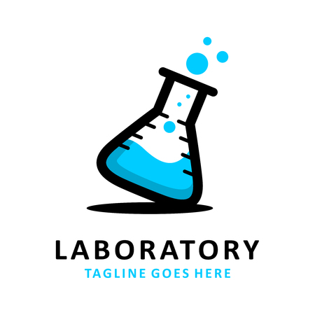 laboratory logo your companyのイラスト素材
