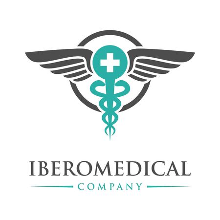 circular health symbol logo designのイラスト素材