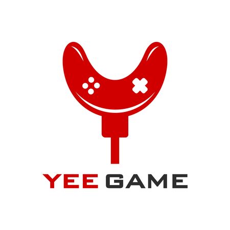 Initial game stick logo design yのイラスト素材
